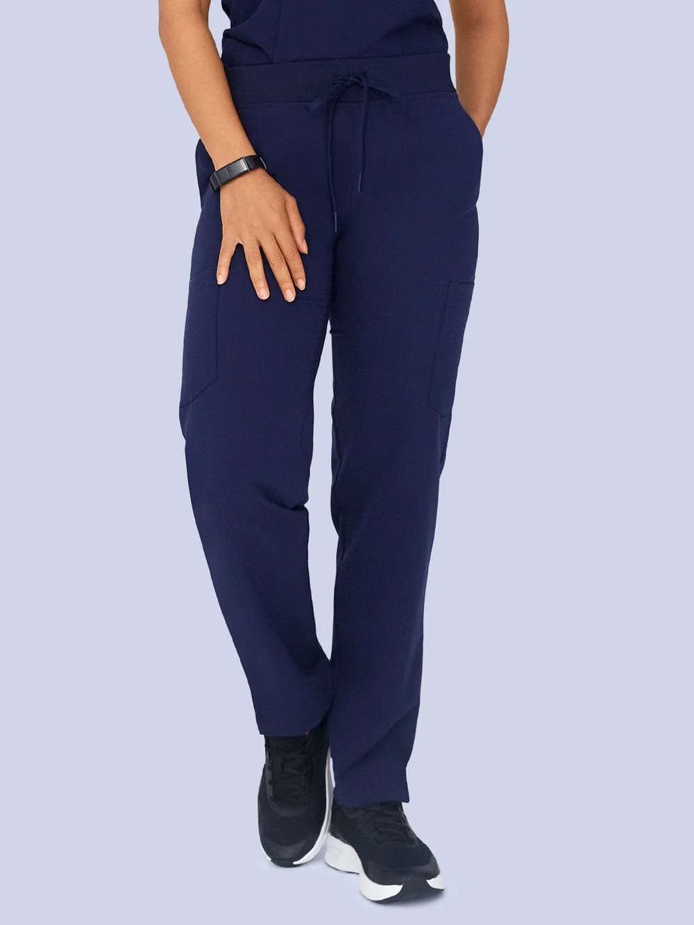 Mandala Cargo Navy Scrub Pants